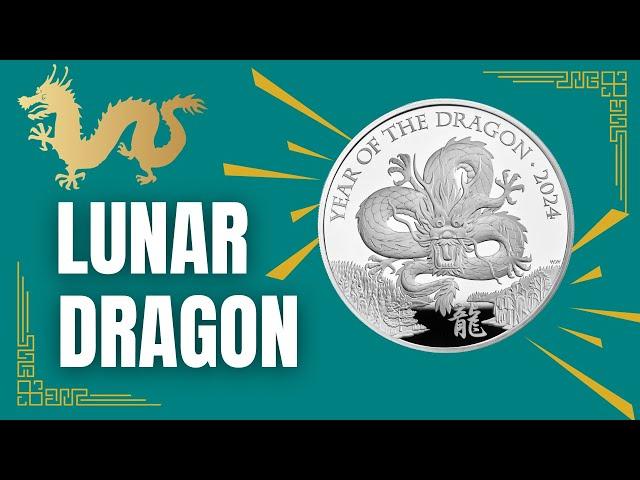 2024 Lunar Dragon Proof Coin from the Royal Mint 1oz Silver