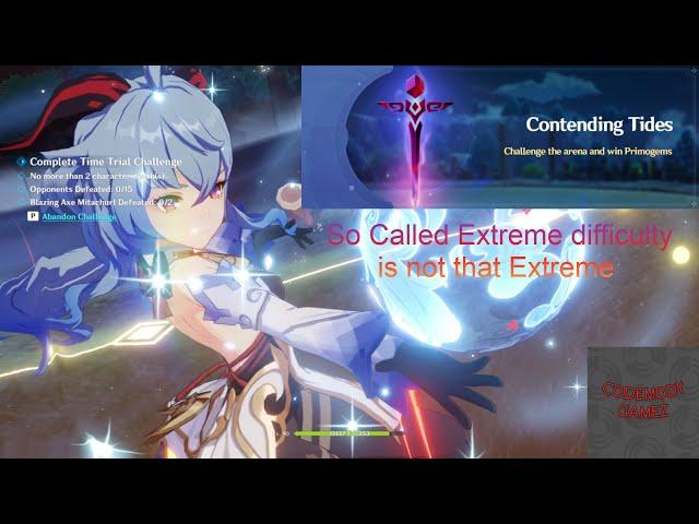 Contending Tides  EXTREME Is Disappointing | GENSHIN IMAPACT