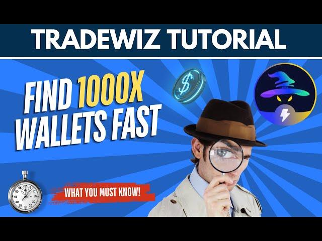 How To Quickly Find Smart Wallets To Copy Trade With TradeWiz - Make $500/Day With Meme Coins!