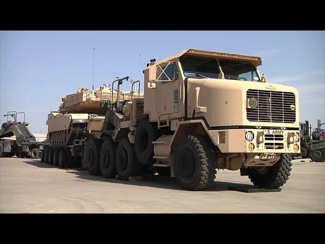 Oshkosh M1070 Truck Tractor at Fort Hood, Texas