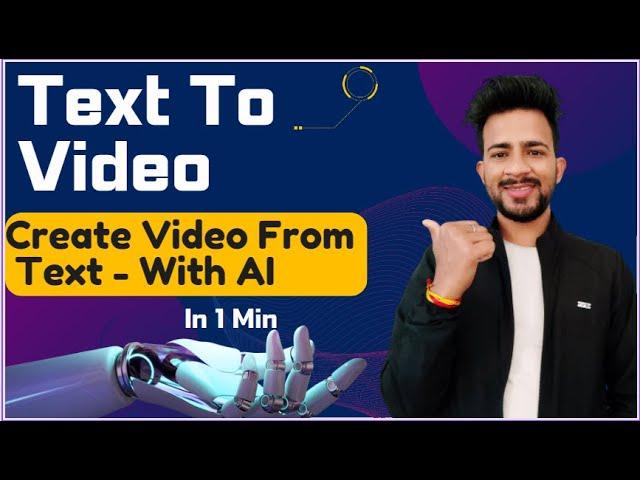 Convert Text To Video With AI | Best AI Website | Text To Video | Best Text to Video Websites