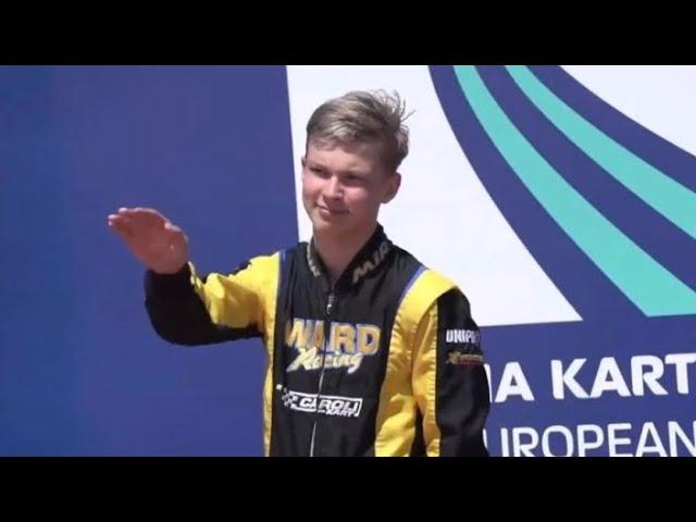 Russian karting driver made Nazi salute, and immediately lost contract.