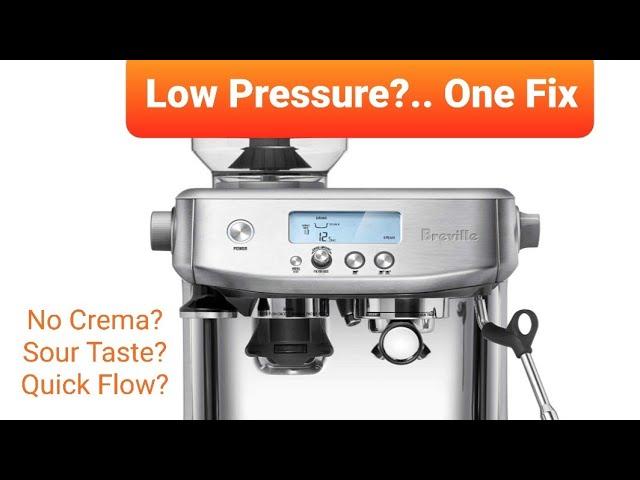 Low Pressure? How to Fix Breville Barista Pro Espresso Pressure