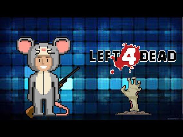 Тетя мыша рубит танков в Left 4 Dead 2