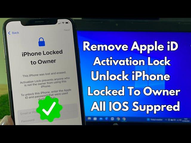 How To Remove Apple iD Activation Lock iF Forgot Password ! How To Fix iPhone Locked To Owner 2024