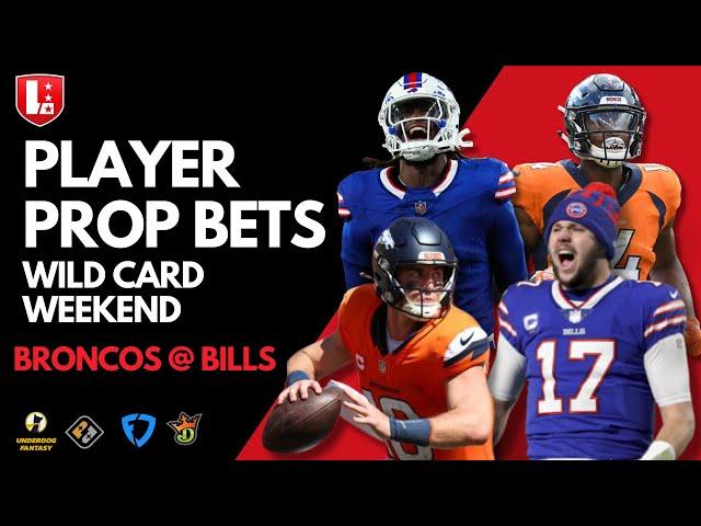 NFL Playoffs Player Prop Picks Wild Card Week | Denver Broncos @ Buffalo Bills Preview & Best Bets