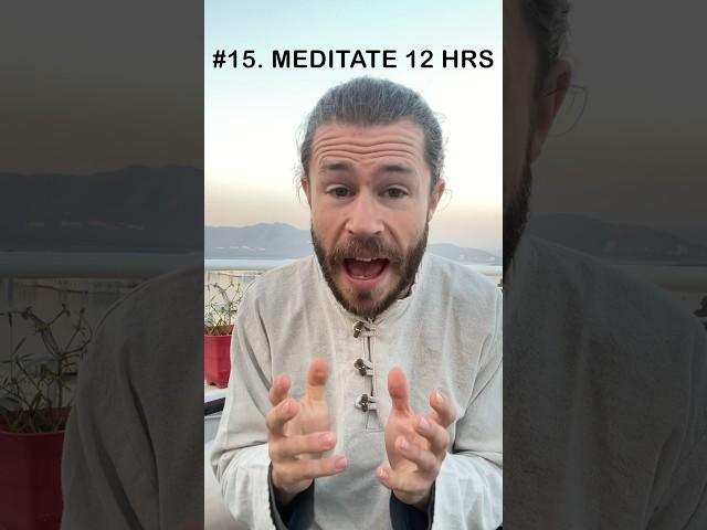 15 INSANE Rules of Vipassana Meditation