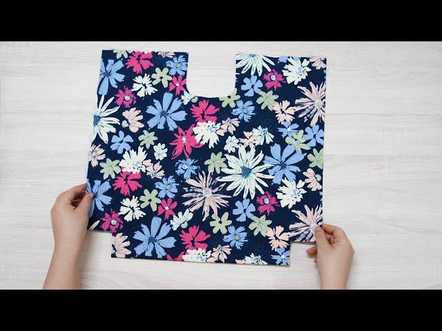 Easy Way To Sew A Beautiful Tote Bag  Easy Sewing Project