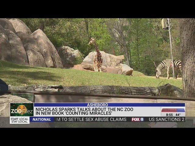 Nicholas Sparks' new Asheboro-based book features the North Carolina Zoo