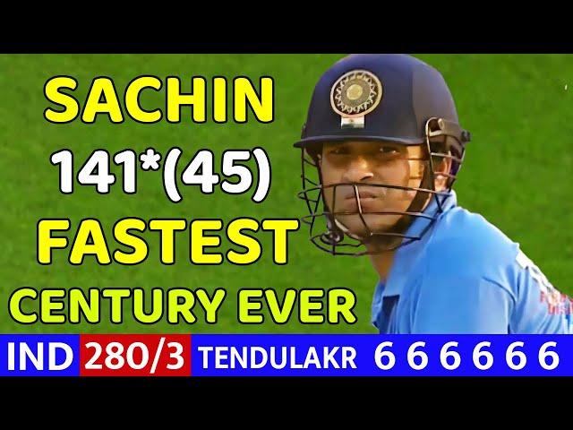 SACHIN TENDULKAR MASSIVE BATTING 141 RUNS | IND VS PAK 2ND ODI MATCH 2004 | SHOCKING BATTING EVER