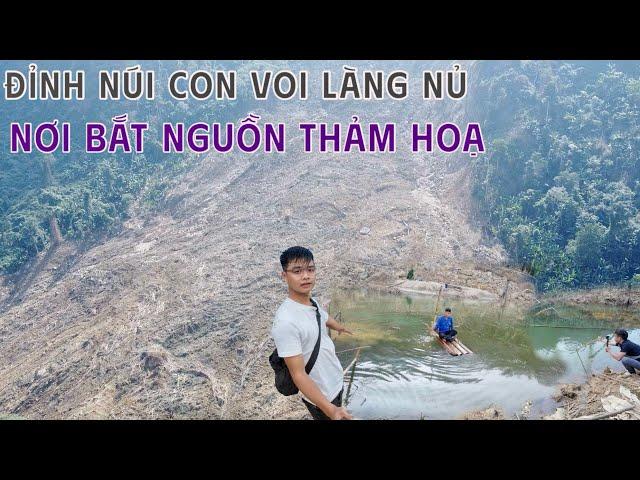 Làng Nủ - Ở Trên Đỉnh Núi Con Voi Xuất Hiện 1 Hồ Nước Lớn Sâu 3 Mét