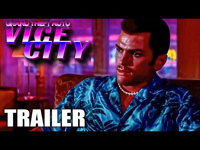 GTA VICE CITY - 1980s LaserDisc (Action Movie)