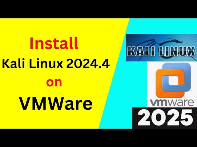 How to download and install Kali Linux 2024.4 on VMWare Workstation | Kali Linux 2024.4 Installation