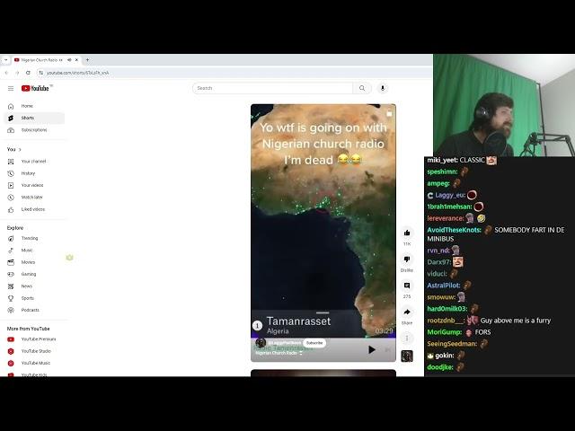 Forsen Reacts to Nigerian church radio