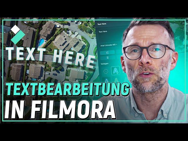 Textbearbeitung in Filmora | Wondershare Filmora Tutorial