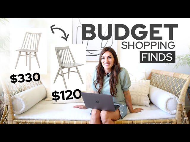 5 Budget DINING Chairs...Dupes for LESS!! Shop with me