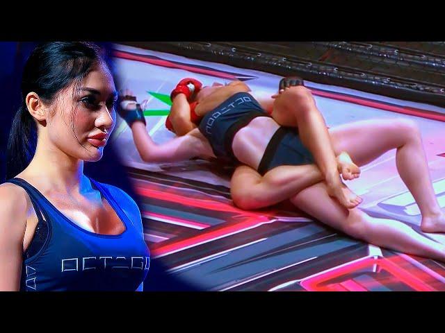 MMA Fight Firuza Sharipova vs. 18 years old Karina Ondasynova - Submission, Rear Naked Choke