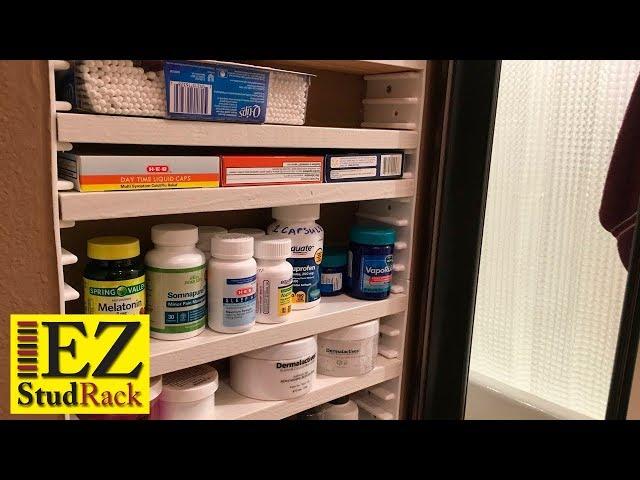 EZStudRack Hidden Wall Storage- 3 Hour DIY Step by Step