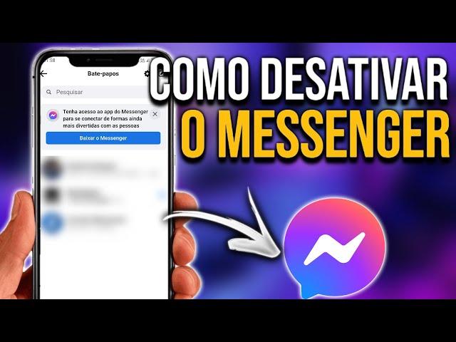 Como desativar o MESSENGER DO FACEBOOK