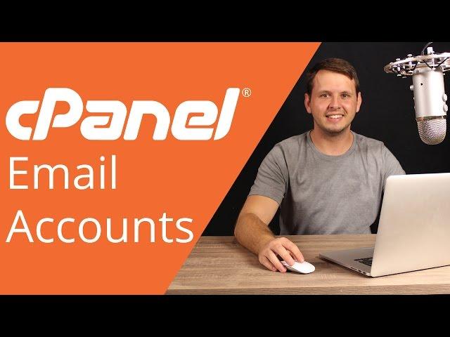 cPanel beginner tutorial 11 - Creating an email account