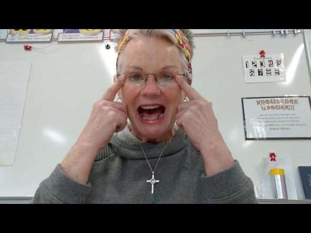 Phonics Lesson 5:  Learning the Kinesthetic Drill (or Blending Drill)