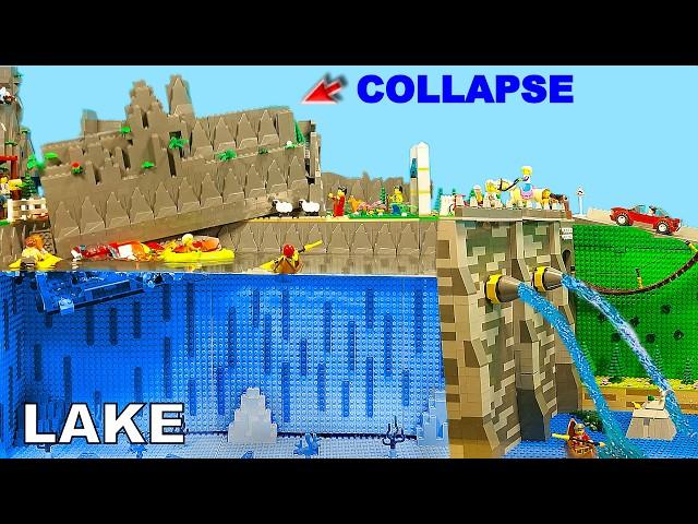 LEGO DAM Collapse and FLOODS Brick Valley - DISASTER Action MOVIE - ep 69