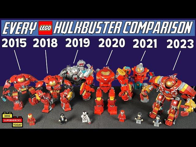 EVERY LEGO Hulkbuster Comparison (76031, 76104, 76124, 76164, 76194, 76247)