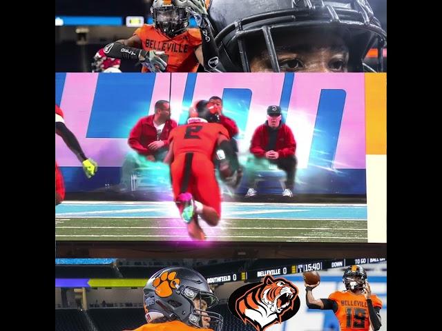 Belleville Football 2023 Ford Field Highlights #baselineblizzy #football