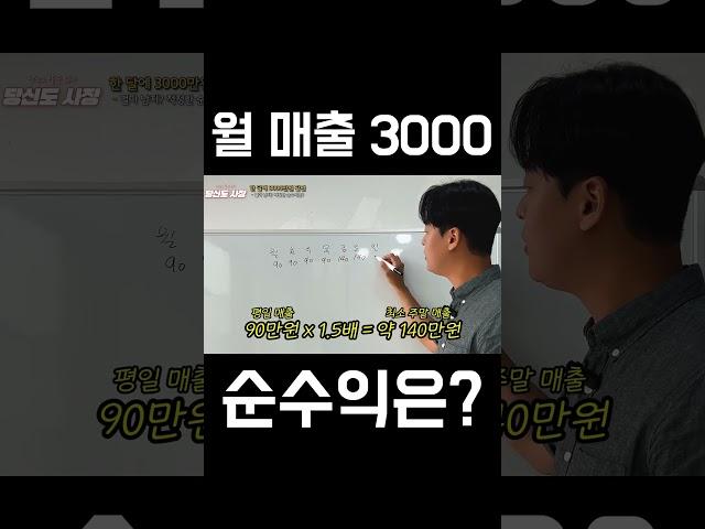 술집, 월매출 3,000만원 팔면 순수익은? #술집창업 #자영업 #프랜차이즈