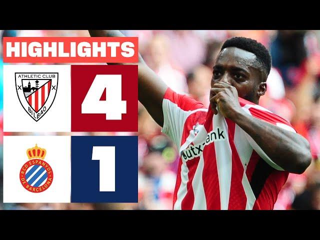 ATHLETIC CLUB 4 - 1 RCD ESPANYOL I HIGHLIGHTS LALIGA EA SPORTS