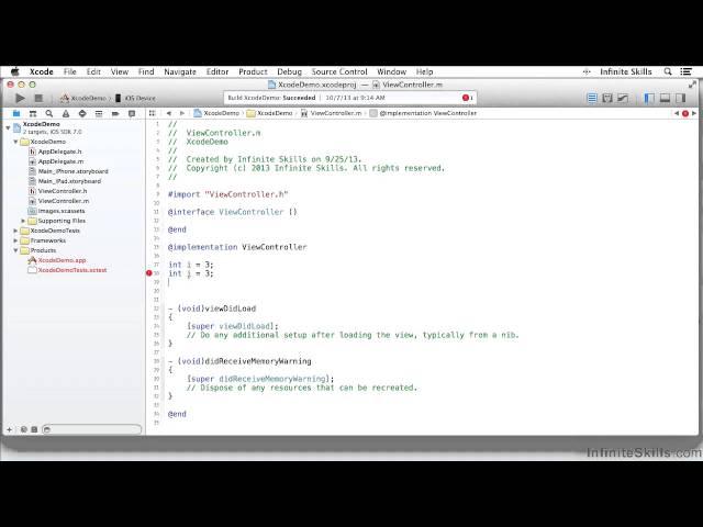 Objective-C Programming Tutorial | Editing Code - The Basics