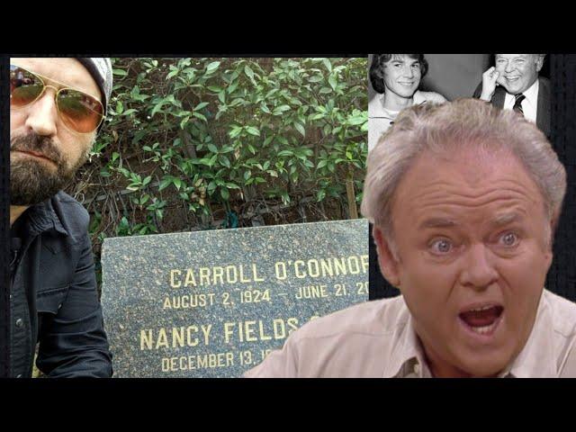 Famous Graves: Sad Life & Death of Archie Bunker Actor Carroll O'Connor & Son Hugh