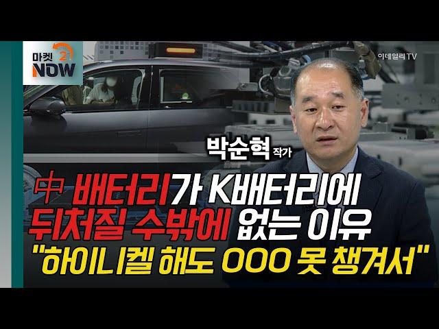 배터리아저씨 박순혁 작가 "중국 배터리가 한국 배터리에 뒤처질 수밖에 없는 이유, 하이니켈 해도 OOO 못 챙겨서"  [오만한 인터뷰] | Market Now (20240821)