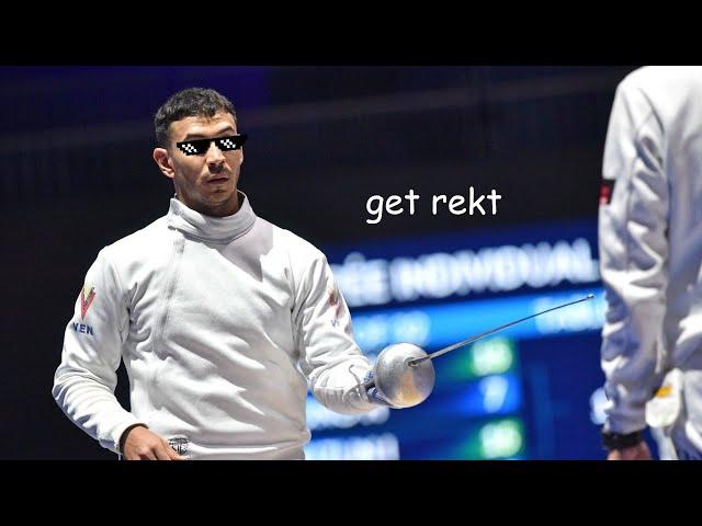 Fencer brutally shuts down RECKLESS opponent