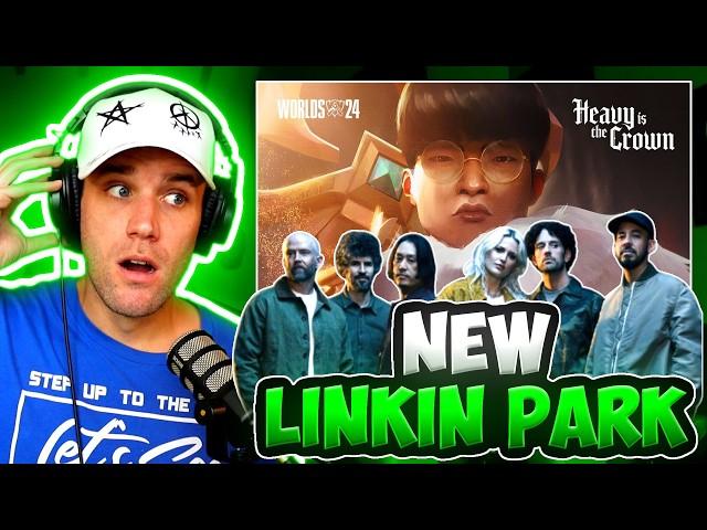 Rapper Reacts to Linkin Park - HEAVY IS THE CROWN | League of Legends WORLDS 2024 ANTHEM (REACTION)