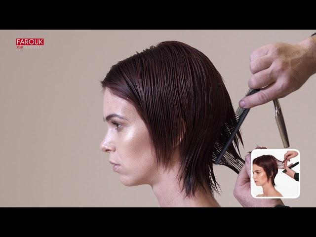 Step by step Cutting technique uniform layering by patrick kalle. How to cut hair