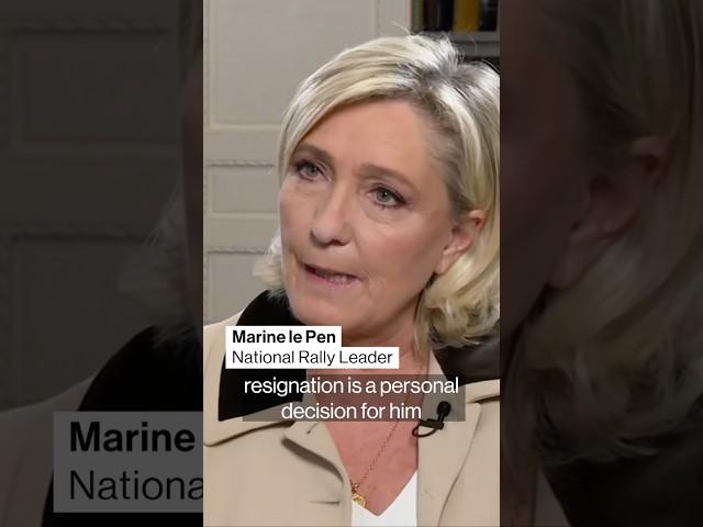 France's Le Pen on Why Macron Shouldn't Resign