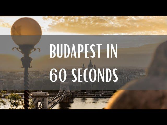 Budapest In 60 Seconds  #hungary #budapest #shorts