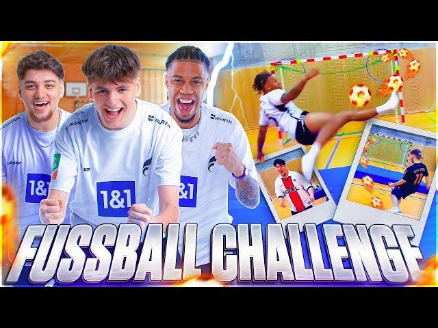 VERRÜCKTE FUSSBALL CHALLENGE MIT SIDNEY, MUSTI & KORAY ️ (mit Bestrafung )