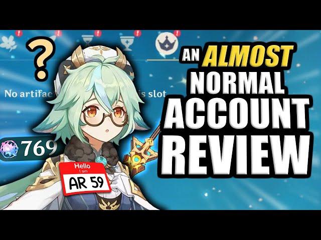 AR 59 Player Looked Great Until... Genshin Impact Account Review