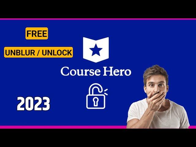 Use this to unlock Course Hero