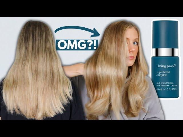 I Tried the NEW Living Proof Triple Bond Complex Hair Strengthener for 2 Months... OMG?!