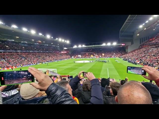 You'll never walk alone | Himno Liverpool en Anfield vs Real Madrid 2024