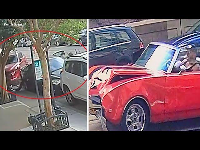 EXCLUSIVE: Flashy classic car involved in dramatic hit and run near famous SF tourist destination