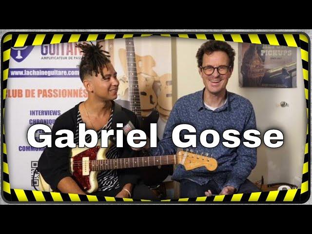 Gabriel Gosse, interview guitare à la main pour presenter son superbe album "Flow"