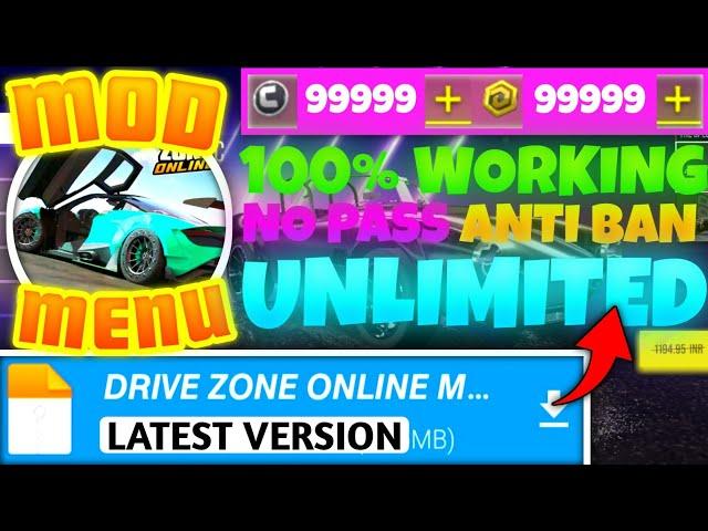 Drive Zone Online mod apk v1.1.1 - Unlimited Money & Unlock All Cars iOS/Android