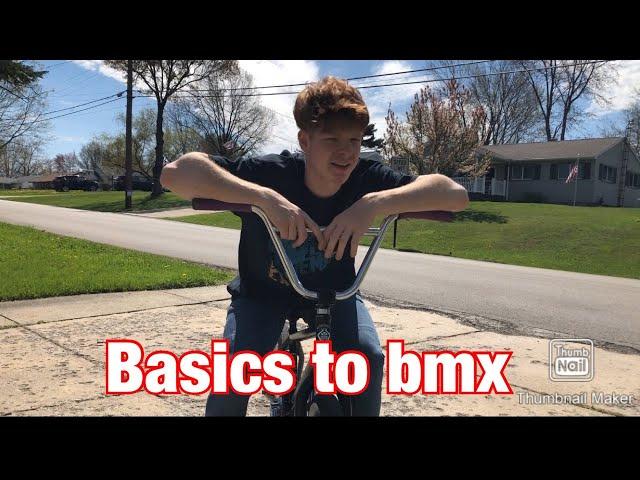 Basics to bmx with Brendan Sinclair (Tutorial)