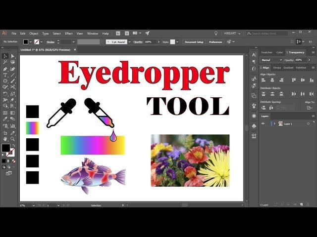 How to Use the Eyedropper Tool in Adobe Illustrator