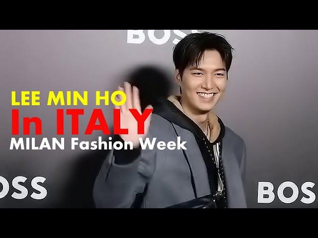 Lee Min Ho In Italy MILAN Fashion Week BOSS