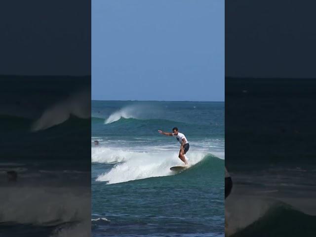 Reigning WSL Longboard victor Kai Sallas is back to defend his #localmotionsurfintosummer title